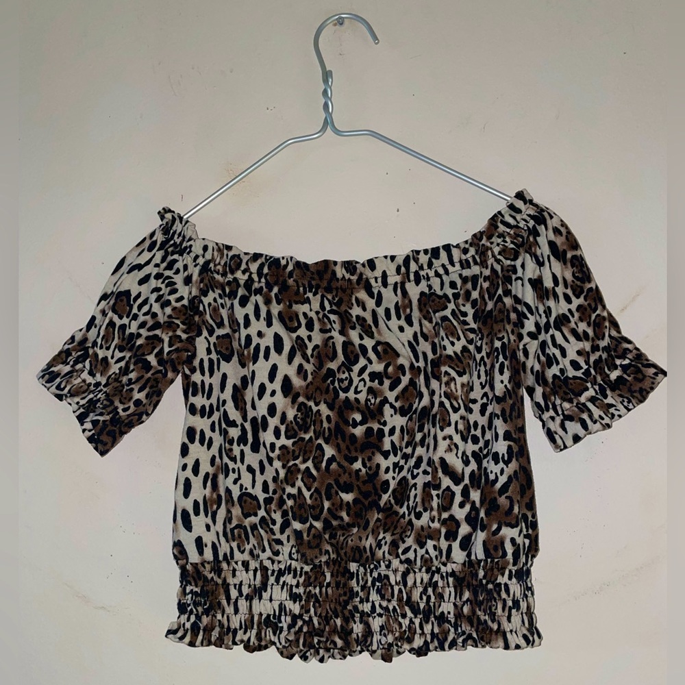 Leopard Print Blouse